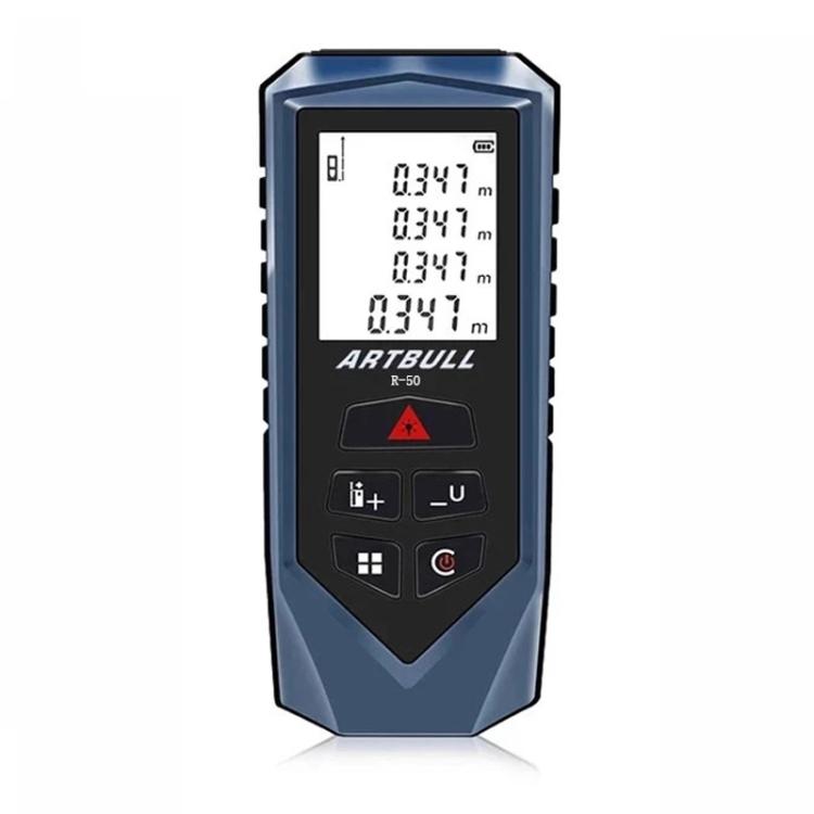 ARTBULL Misuratore di distanza laser a infrarossi portatile Righello elettronico, 50m ARTBULL Misuratore di distanza laser a infrarossi portatile Righello elettronico, 50m